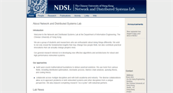Desktop Screenshot of ndsl.ie.cuhk.edu.hk