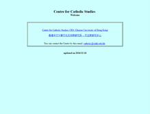 Tablet Screenshot of catholic.crs.cuhk.edu.hk