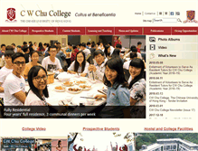 Tablet Screenshot of cwchu.cuhk.edu.hk